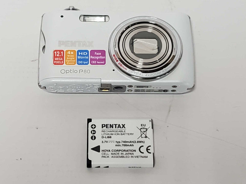 Pentax Optio P80 12.0MP Digital Camera (READ) |