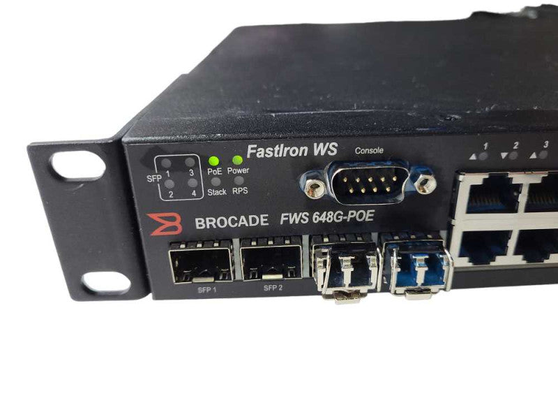 BROCADE FastIron FWS648-POE Switch READ $