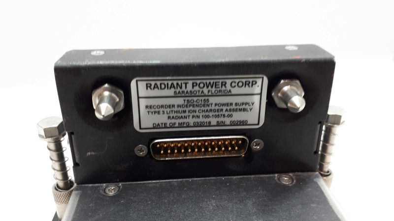 TSO C155 RECORDER INDEPENDENT POWER SUPPLY &