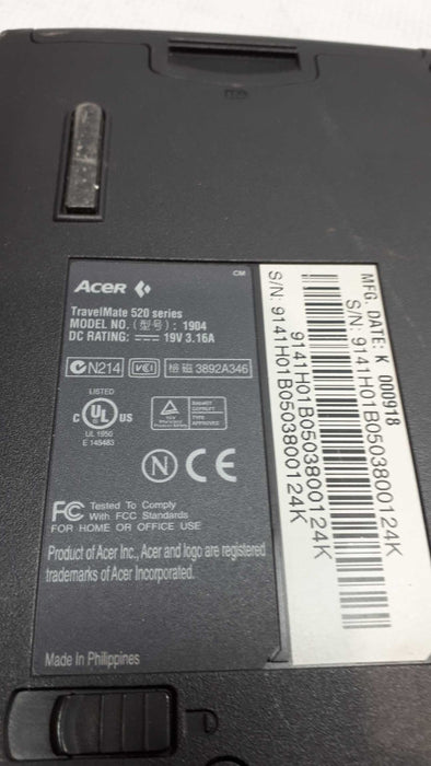 Acer TravelMate 521TE Pentium iii Windows 98 Vintage Laptop &