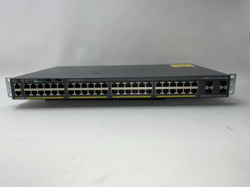 Cisco WS-C2960X-48TS-L V05 48 port gigabit network switch  -