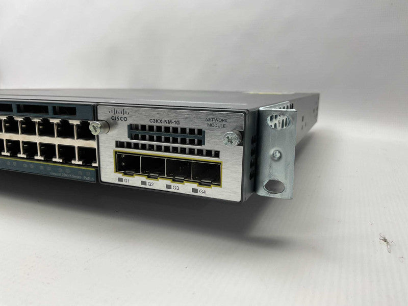 Cisco WS-C3560X-48P-S V04 Gigabit 48 port PoE Network Switch  -