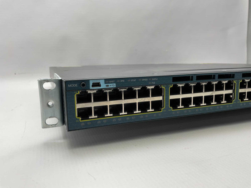 Cisco WS-C3560X-48P-S V04 Gigabit 48 port PoE Network Switch  -