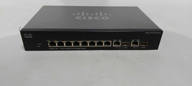 Cisco Systems SG300-10P 10-Port Gigabit PoE Managed #