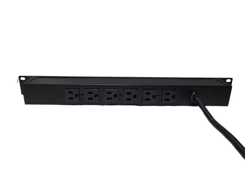 Perma Power 6-outlet Rackmount Computer Grade Surge Strip 110v Plug $