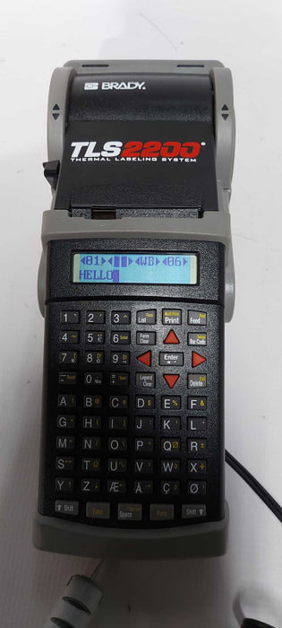 Brady TLS 2200 thermal labeling system W/ Adapter #