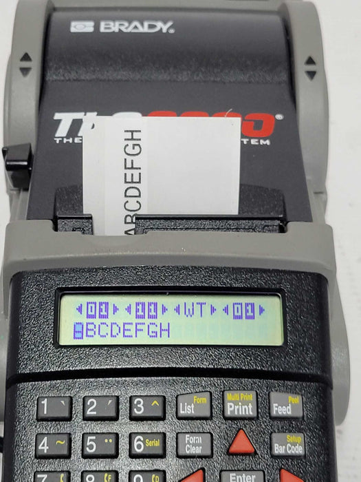 Brady TLS2200 THERMAL LABELING SYSTEM with power adapter _