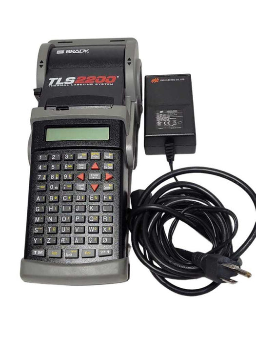 Brady TLS2200 THERMAL LABELING SYSTEM with power adapter _