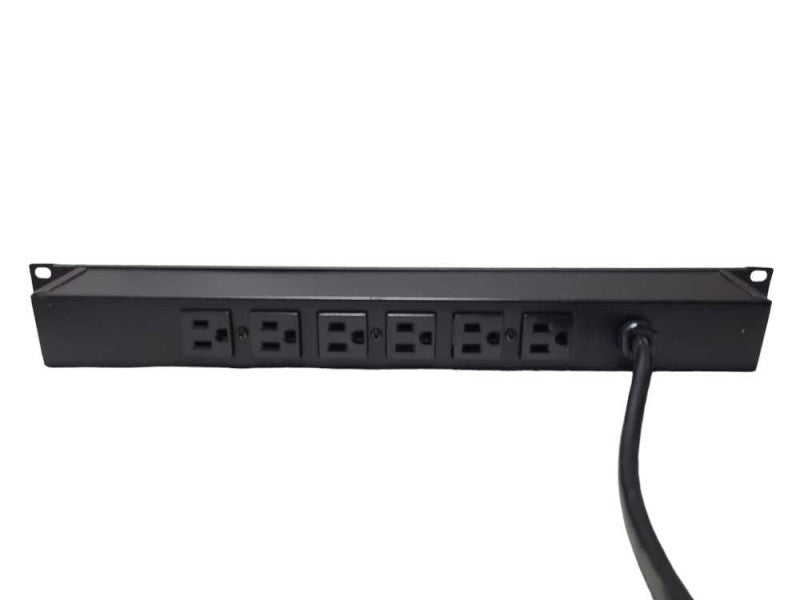 Perma Power 6-outlet Rackmount Computer Grade Surge Strip 220v Plug Q$
