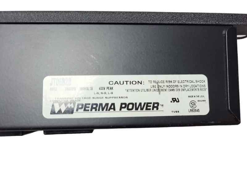 Perma Power 6-outlet Rackmount Computer Grade Surge Strip 220v Plug Q$