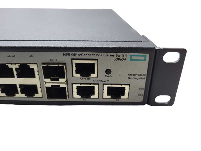 HP JG963A OFFICECONNECT 1950-48G-2SFP+-2XGT-PoE+ 370W $