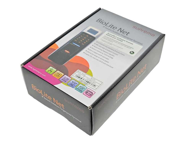 Suprema BioLite Net BLN-OC IP Based Outdoor Fingerprint terminal FA10503-V07C Q_
