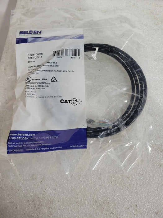 BELDEN CAT6+  PATCHCORD CABLE 7ft Q!