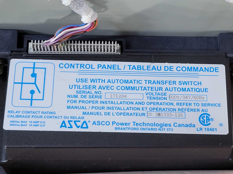 ASCO 7000 Series Automatic transfer Switch 600V 400Amp _