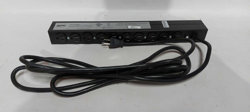 APC AP9562 rack PDU Basic 1U, 15A, 120V, (10)5-15 #