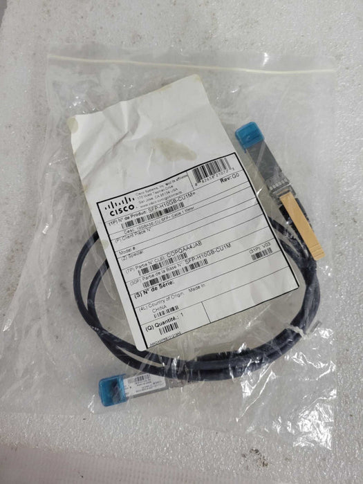 10G SFP DAC Cable Copper SFP+ Cable For Cisco SFP-H10GB-CU1M Q!