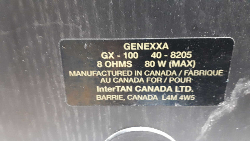 Genexxa SCT-38 14-660 High Speed Dubbing Stereo Cassette Deck with speaker &