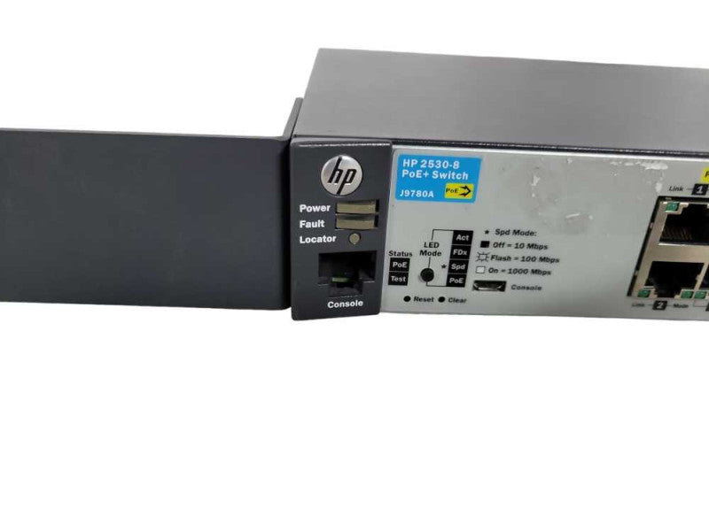HP J9774A HPE 2530-8G-PoE+ Ethernet Switch 8 ports Manageable, 2 SFP !