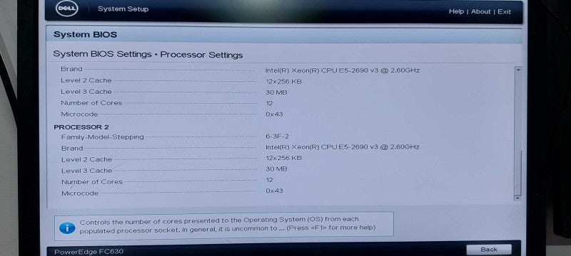 dell poweredge fx2s Server - 3x Nodes FC630 2x Xeon 2690 V3 / 64gb ram #