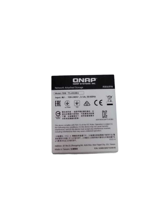 QNAP TS-453BU 4-Bay SATA / SAS Quad Core Network Attached Storage NAS !