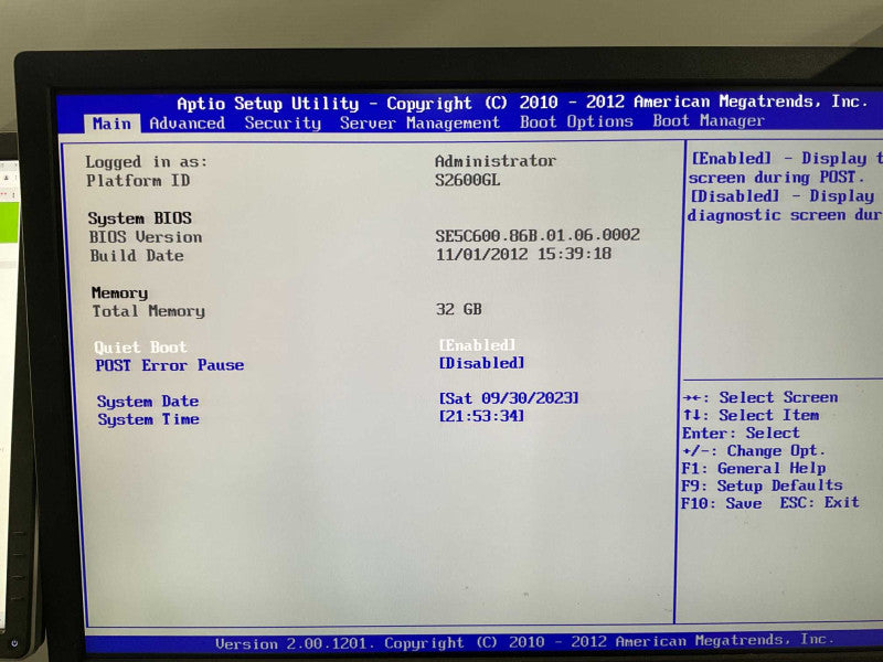 EMC S2600GL Intel Xeon E5-2603 0 @1.80GHz 32GB RAM  -