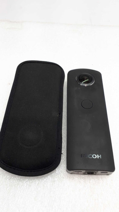Ricoh Theta Spherical Camera - Black with carrying Pouch &