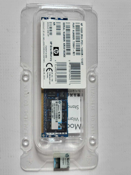 New HP 16GB 2Rx4 PC3-14900R 708641-B21 712383-081 Server Memory Q_