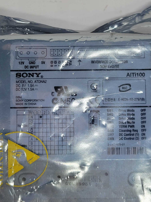 Sony SDX-450V AIT-1 Turbo SCSI LVD internal Tape Drive NEW