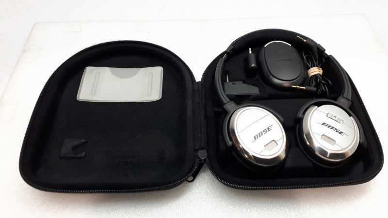 Bose Quiet Comfort 3 QC3 Acoustic Noise Cancelling Headphones w/Case &