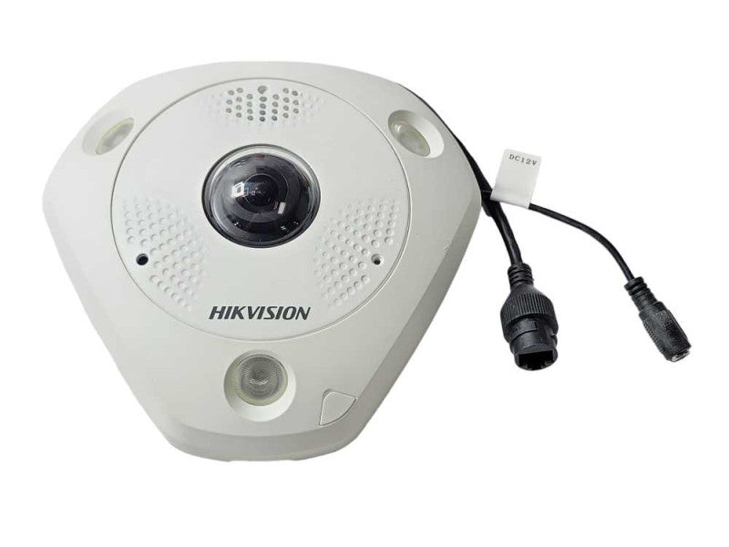 Hikvision DS-2CD63C2F-IV Outdoor Panoramic Camera, 180/360 Degree Angle, 12MP Q_