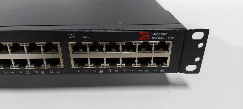 Brocade ICX6450-48P 48 Port Network Switch PoE 4x GbE SFP  #
