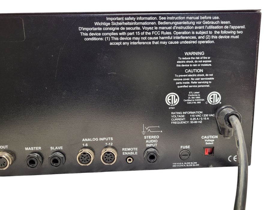 Techobeam System Lighting Controller LCD Screen Lightwave Research READ $