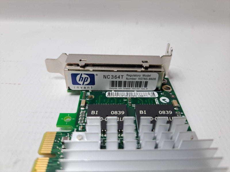 HP NC364T Gigabit Quad Port Ethernet Adapter | Low Profile Bracket |  )