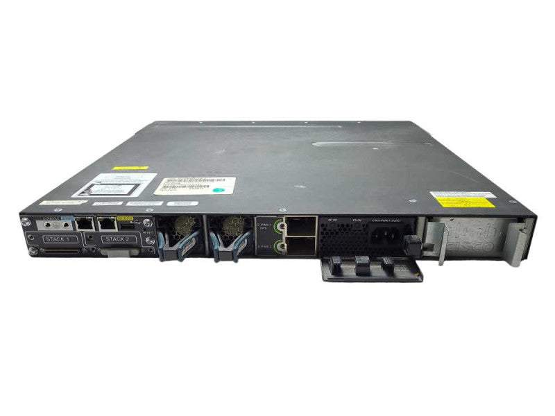 Cisco WS-C3750X-24P-S 24-Port PoE Gigabit Switch + C3KX-NM-1G Module $