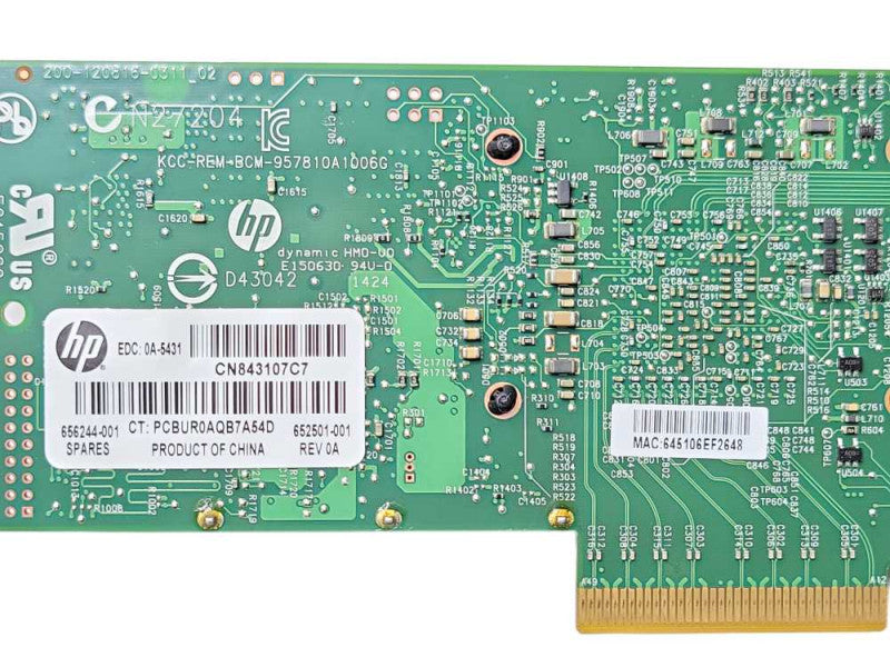 HP 530SFP+ 10Gb 2-Port 530SFP+ Adapter 656244-001 Q_