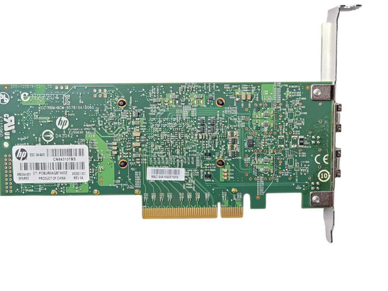 HP 530SFP+ 10Gb 2-Port 530SFP+ Adapter 656244-001 Q_