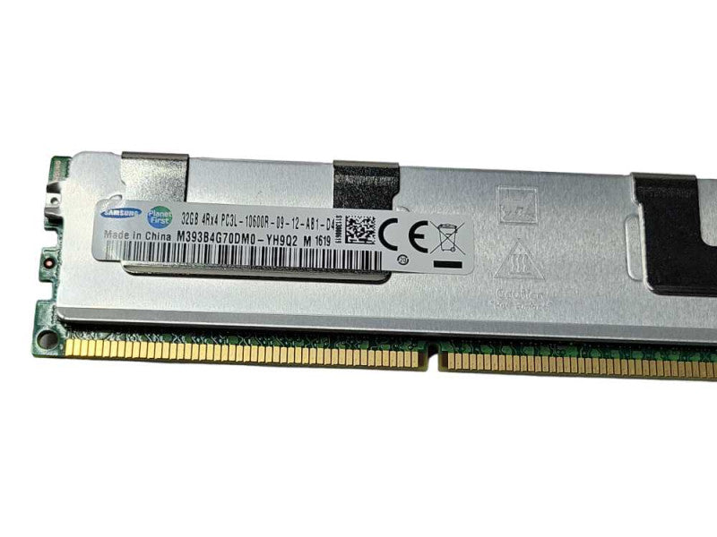 Samsung 32GB 4Rx4 PC3L-10600R DDR3-1333Mhz Ecc/Reg Server Memory Q_