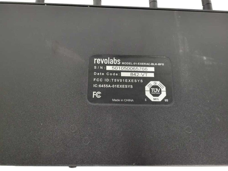 Revolabs Solo Executive Wireless Microphone System 01-exerac-blk-bfs !