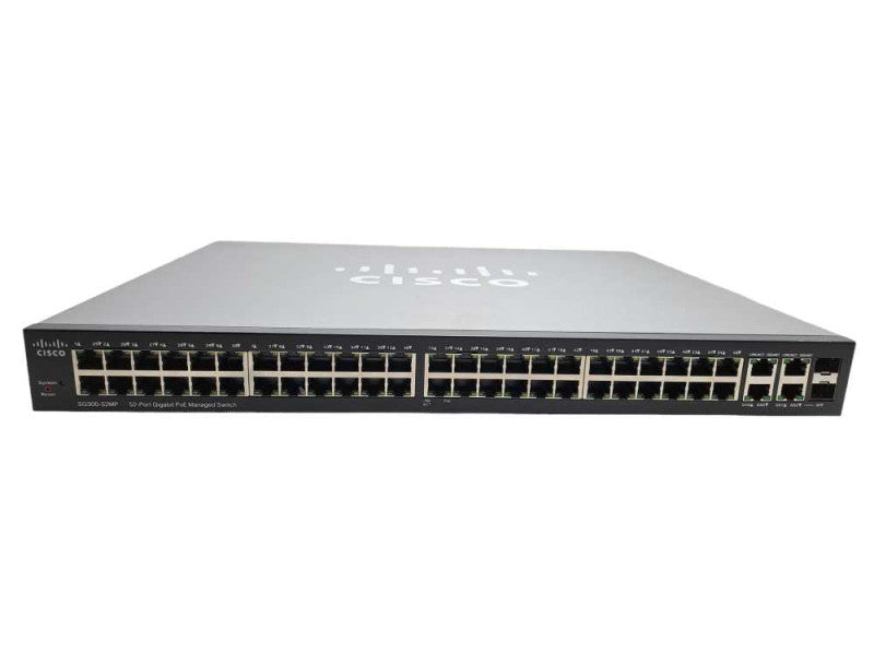 Cisco SG300-52MP-K9 V04 52-Port Gigabit PoE Managed Switch )