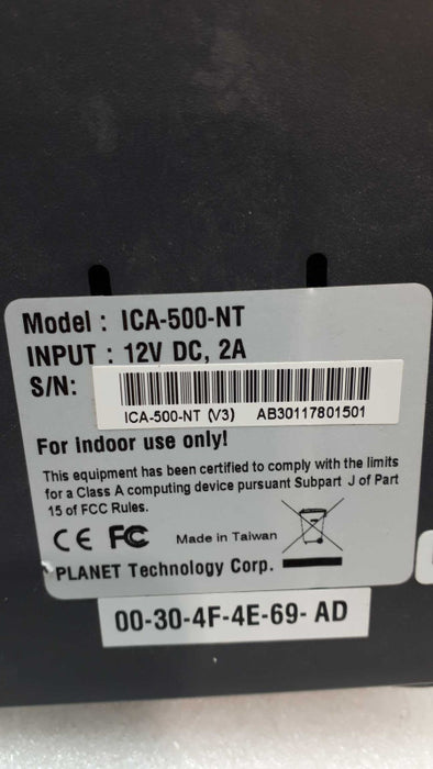 Planet IP Camera Pan/Tilt Internet Camera ICA-500-NT &