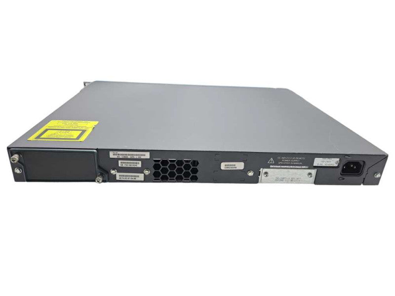 Cisco WS-C2960S-24PS-L 24 Port Gigabit 370W PoE+ Network Switch + Rackmount Ears )