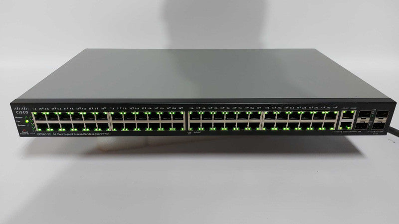 Cisco SG500-52 52x port gigabit stackable managed switch  #