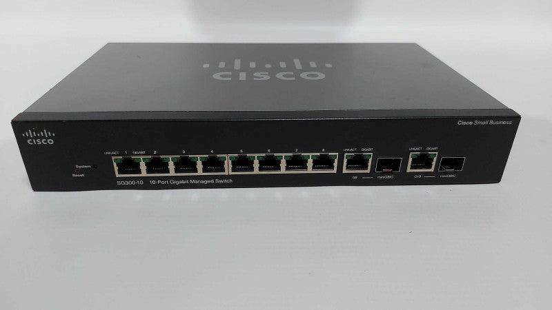 Cisco SG300-10 10-Port Gigabit Ethernet Switch #