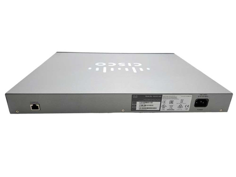 Cisco SG220-50P 50 Port Gigabit PoE Smart Plus Switch + Original Box & Cables )