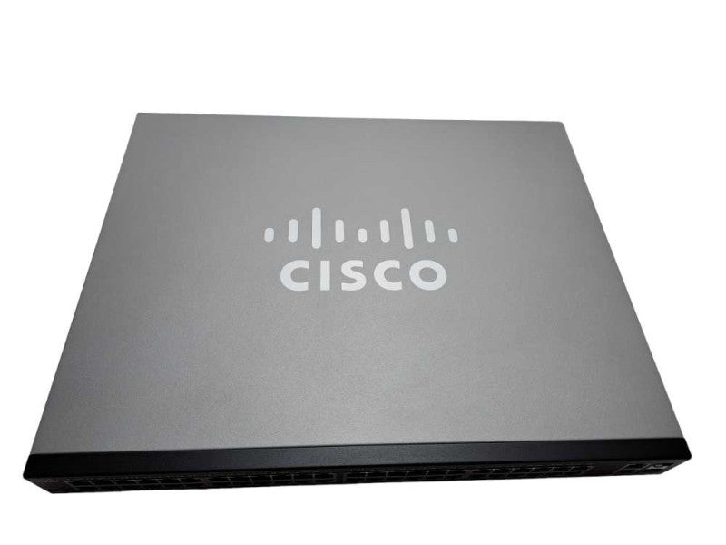 Cisco SG220-50P 50 Port Gigabit PoE Smart Plus Switch + Original Box & Cables )