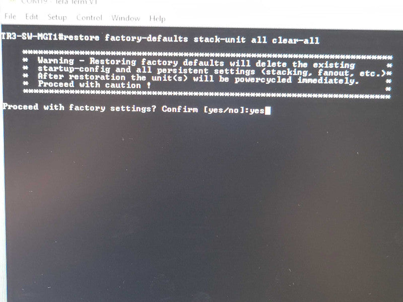 Dell Force 10 S60-44T-AC-R w/ S60-12G-2S S60-10GE-2SFP+ 2x PSU, Factory reset _