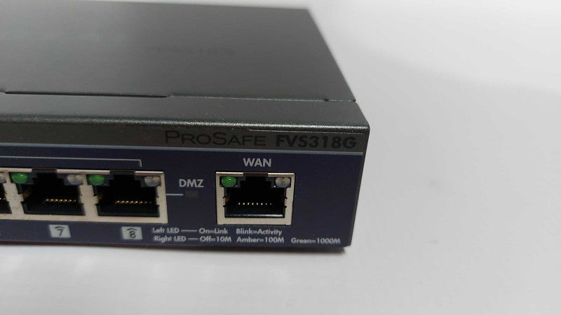 Netgear ProSafe FVS318G 8x port gigabit vpn firewall  #