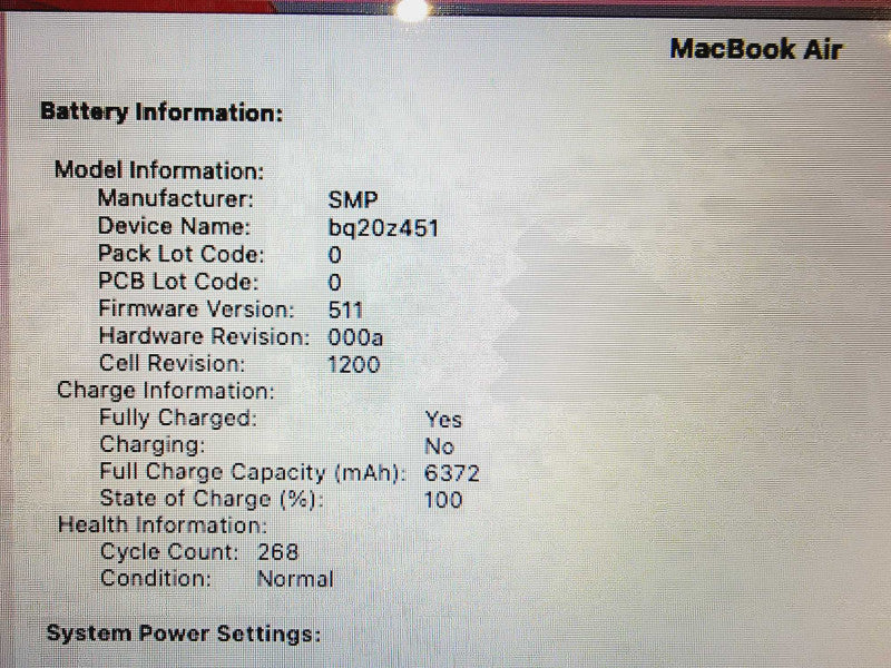 Apple Macbook Air 2015 13\\" Core i5-5250U @ 1.6GHz 4GB DDR3 120GB SSD (