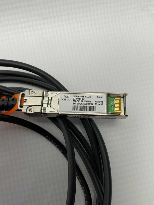 3m (10ft) Cisco SFP-H10GB-CU3M Compatible 10G SFP+ 37-0961-03 Q-
