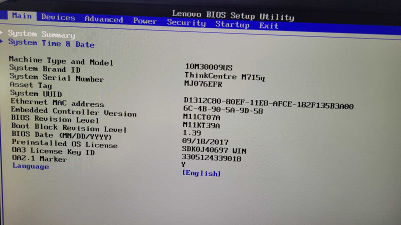 Lenovo ThinkCentre M715q-AMD Pro A12-9800e R7 | 8GB | NO HDD Q